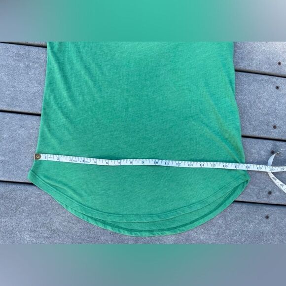 Abercrombie Green V Neck Short Sleeve Tee Shirt Y2K Size XS - Picture 7 of 7